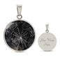 Spider Web Pendant Necklace