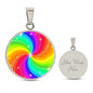 PRIDE LGBTQ+ Cricle Pendant Necklace
