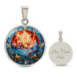 Personalized Stained Glass Christmas Star Pendant