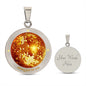 Shining Just For You Mirrorball Pendant Necklace