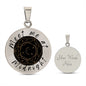 Meet Me At Midnight Circle Pendant