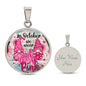 In October We Wear Pink Pendant Necklace