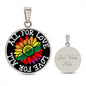 All For Love Love For All Circle Necklace