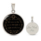 You Are My Sun Moon & Stars Pendant Necklace