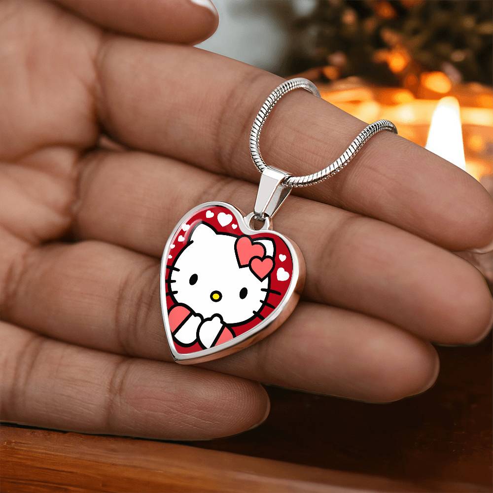 Personalized HK Heart Pendant Necklace