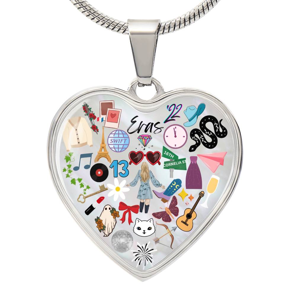 Swiftie Heart Pendant Necklace