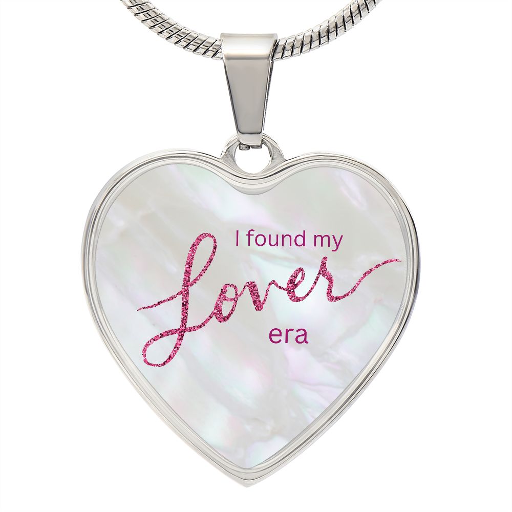 I Found My Lover Era Heart Pendant