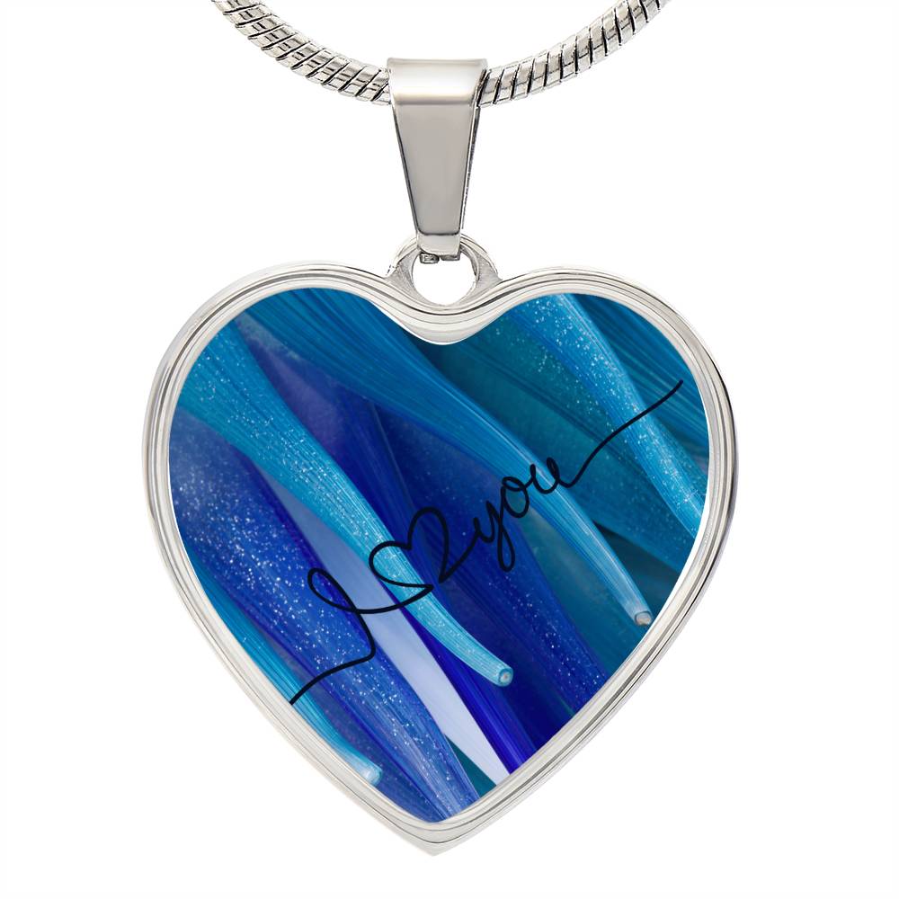 I Love You Heart Pendant Necklace