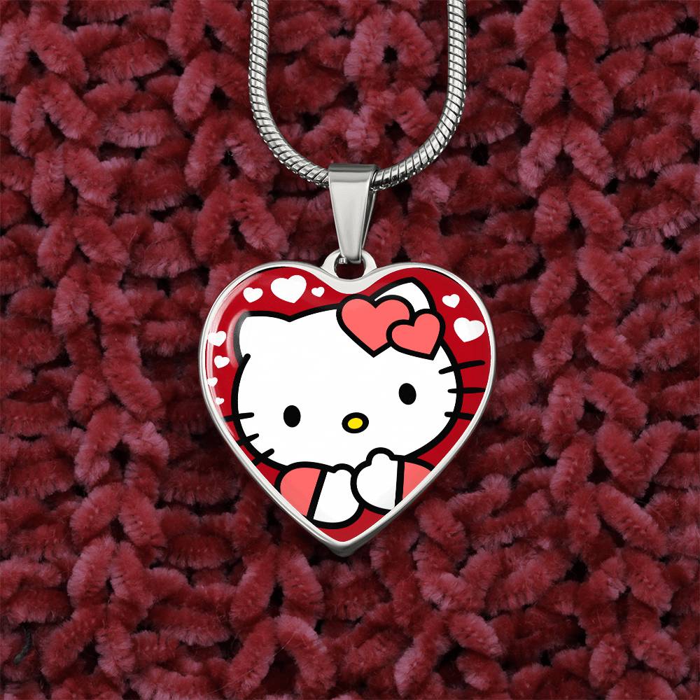 Personalized HK Heart Pendant Necklace