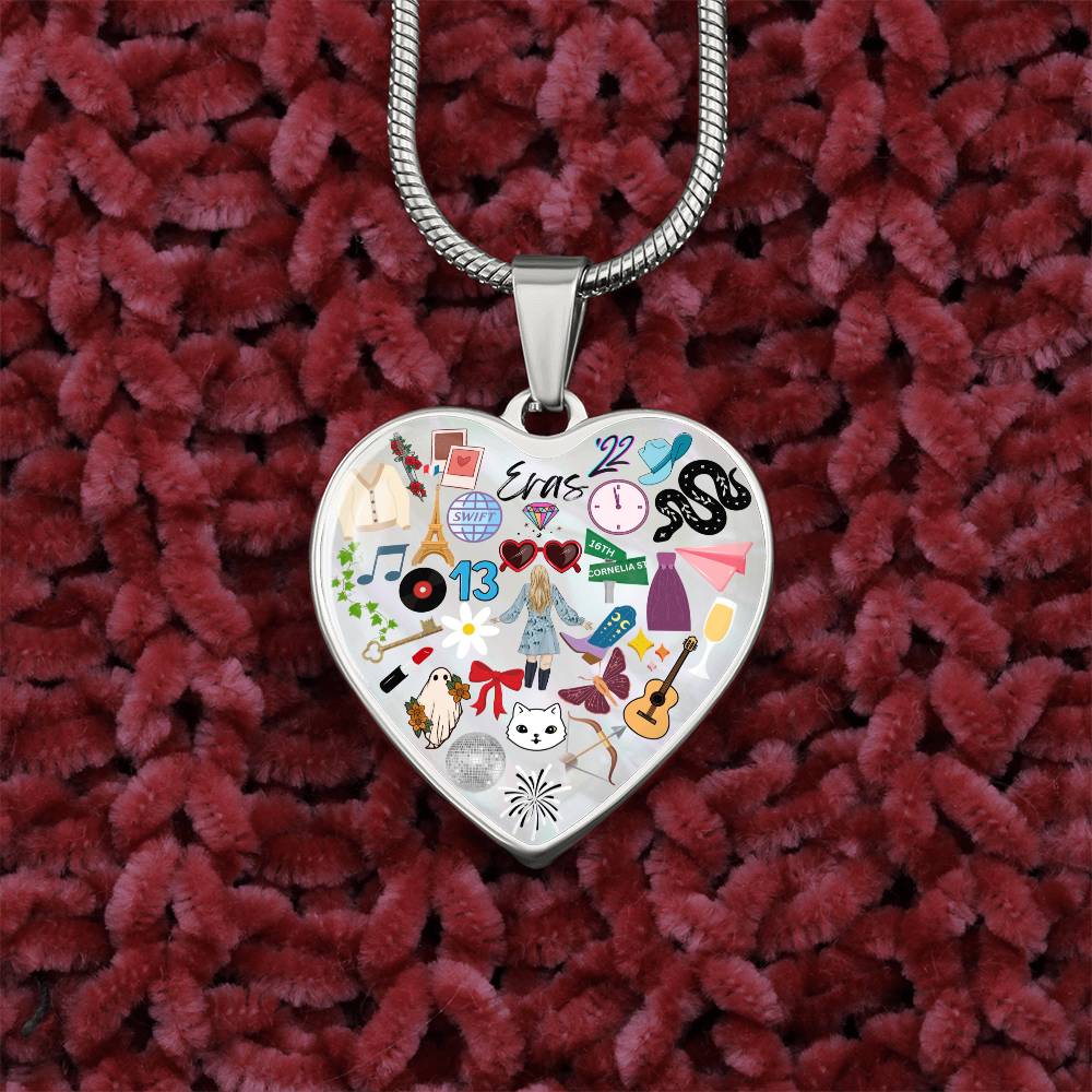 Swiftie Heart Pendant Necklace