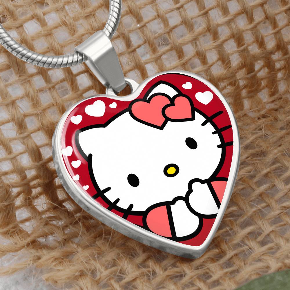 Personalized HK Heart Pendant Necklace