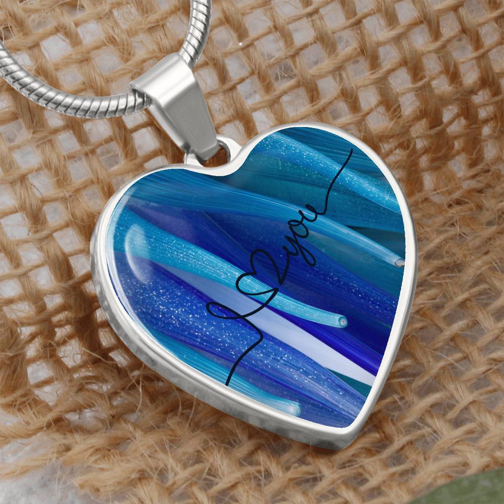 I Love You Heart Pendant Necklace