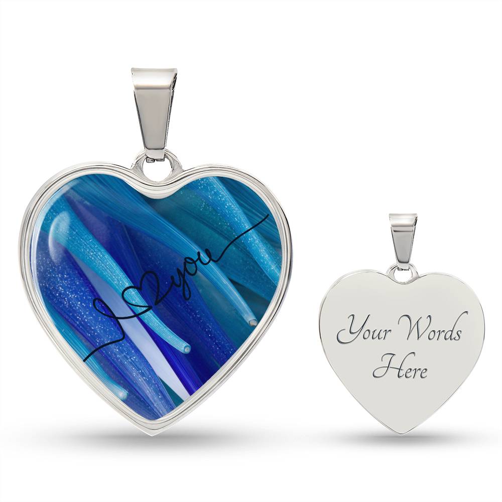 I Love You Heart Pendant Necklace