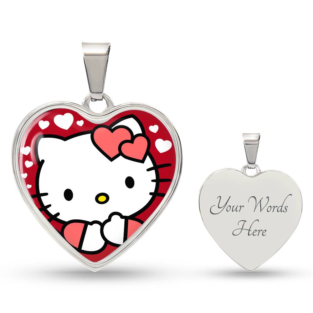 Personalized HK Heart Pendant Necklace