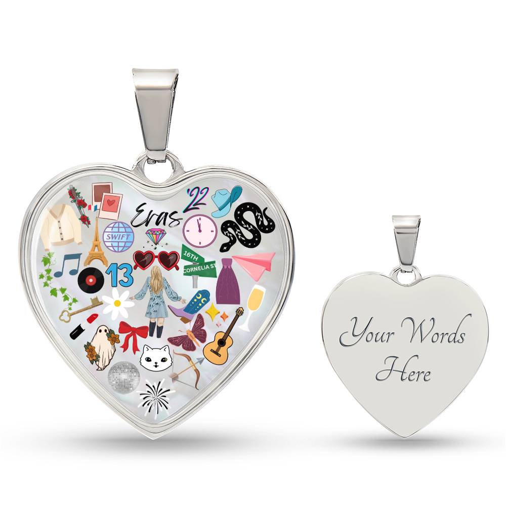 Swiftie Heart Pendant Necklace