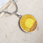 Van Gogh Sunshine & Sunflowers Pendant Necklace