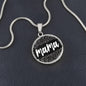 Mama Leopard Pendant Necklace