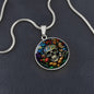 Sugar Skull Faux Stained Glass