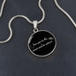 Love You To The Moon And To Saturn Pendant Necklace