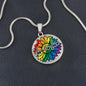 Love Is Love Circle Necklace