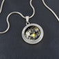 Shinining Just For You Mirrorball Pendant Necklace