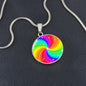 PRIDE LGBTQ+ Cricle Pendant Necklace
