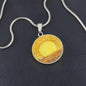 Van Gogh Sunshine & Sunflowers Pendant Necklace