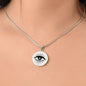 Emerald Color Evil Eye Pendant Necklace