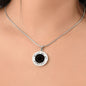 Meet Me At Midnight Circle Pendant
