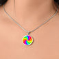 PRIDE LGBTQ+ Cricle Pendant Necklace
