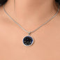 Acotar Circle Pendant Necklace