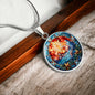 Personalized Stained Glass Christmas Star Pendant