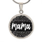 Mama Leopard Pendant Necklace