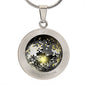 Shinining Just For You Mirrorball Pendant Necklace
