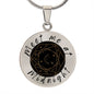 Meet Me At Midnight Circle Pendant