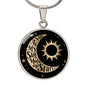 You Are My Sun Moon & Stars Pendant Necklace