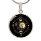 Moon Phases Pendant Necklace