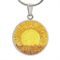 Van Gogh Sunshine & Sunflowers Pendant Necklace