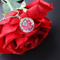 In October We Wear Pink Pendant Necklace