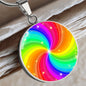 PRIDE LGBTQ+ Cricle Pendant Necklace