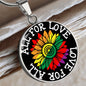 All For Love Love For All Circle Necklace