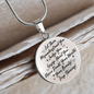 Let Them Pendant Necklace