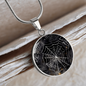 Spider Web Pendant Necklace