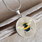Bee Hive Pendant Necklace