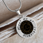 Meet Me At Midnight Circle Pendant