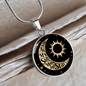 You Are My Sun Moon & Stars Pendant Necklace