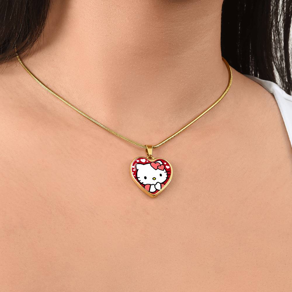 Personalized HK Heart Pendant Necklace