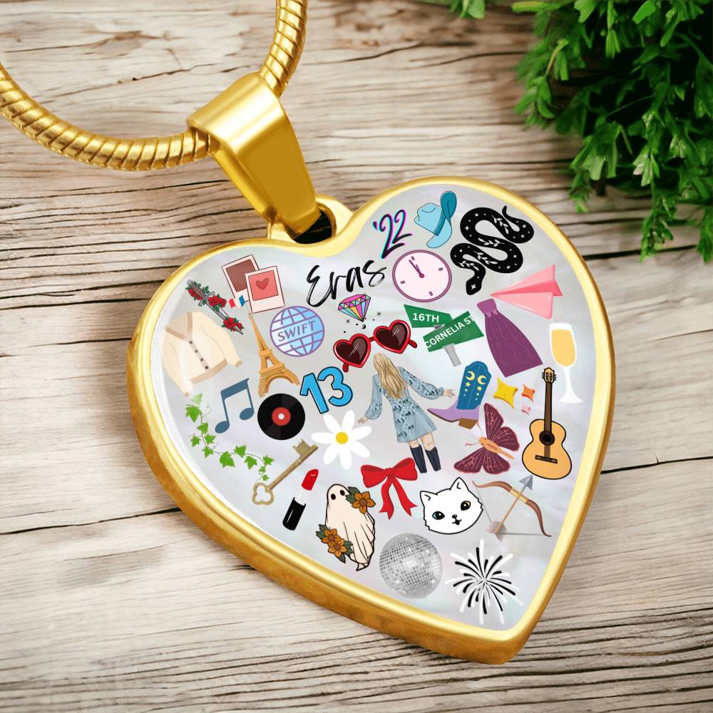 Swiftie Heart Pendant Necklace