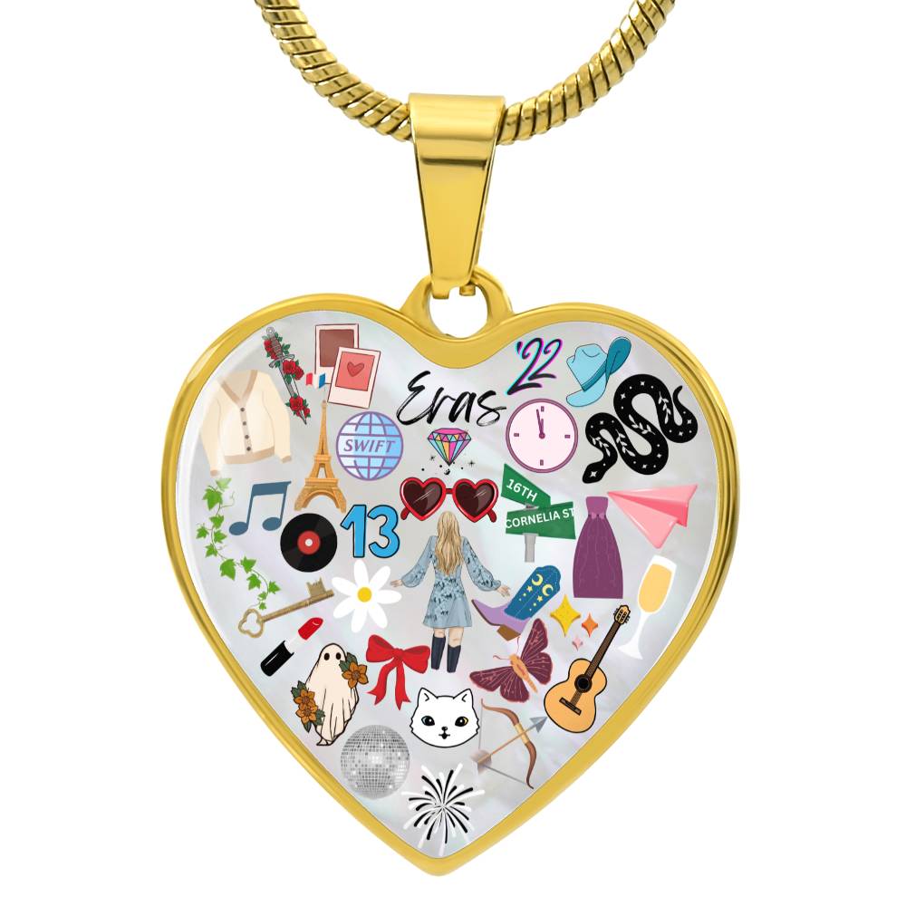Swiftie Heart Pendant Necklace
