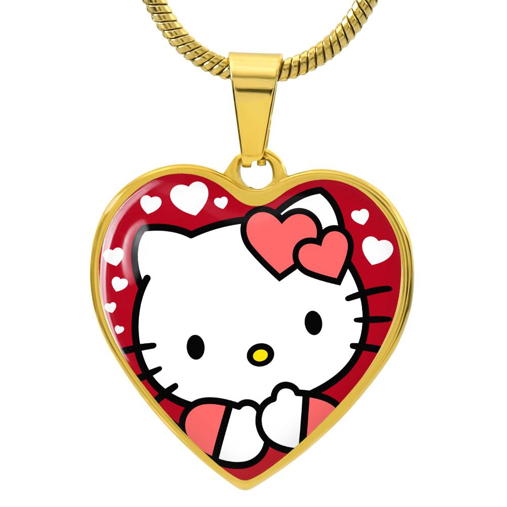 Personalized HK Heart Pendant Necklace